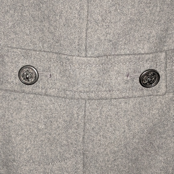 Charcoal Gray Peacoat - Picture 2 of 5
